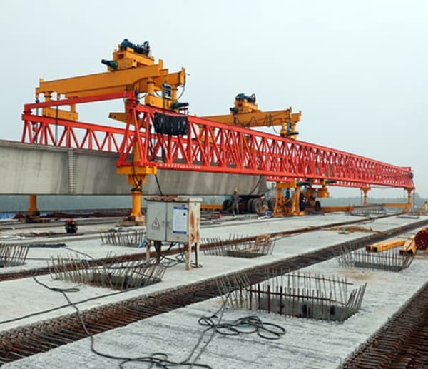 180T girder erection beam launcher equipment for railway